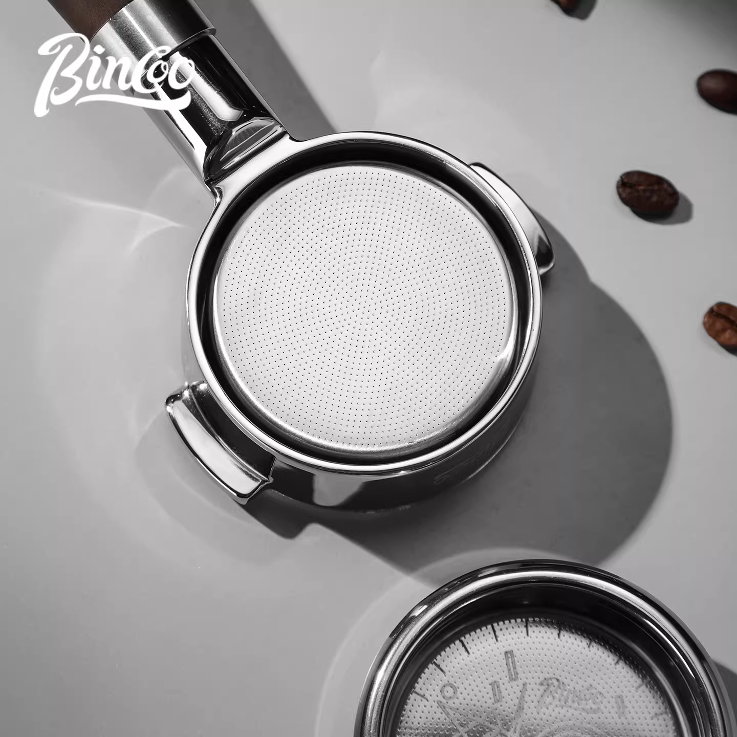 Phụ kiện máy pha cà phê Bincoo, chén định lượng bột cà phê chính xác 51/58mm, dùng chung cho máy pha cà phê espresso, chiết xuất 16/18/20g
