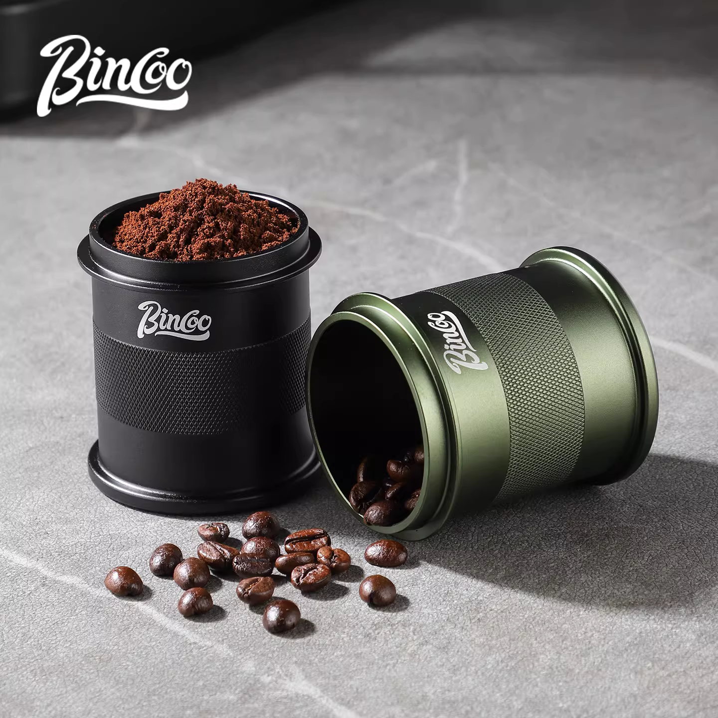 Cốc thu gom bã cà phê Bincoo, kiểu đảo ngược, tay cầm 51/58mm, dùng được cho nhiều loại máy pha cà phê, dụng cụ thu gom bã cà phê kiểu Ý pha thủ công