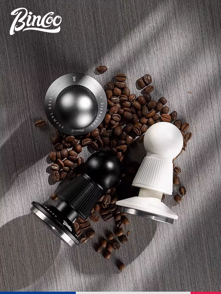 Dụng cụ nén cà phê Bincoo, tay cầm nén cà phê espresso đàn hồi, dụng cụ cà phê đa năng 51/58mm