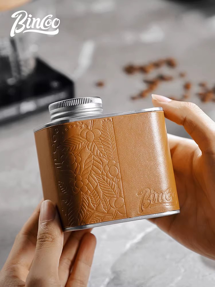 Bình chứa cà phê Bincoo, bình kín chân không, van xả một chiều, bình chứa cà phê bằng thiếc, bình chứa cà phê