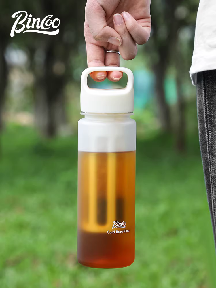 Cốc pha cà phê lạnh Bincoo, cốc cà phê Mỹ gia dụng di động bằng chất liệu Tritan, bình pha cà phê lạnh, bình đựng cà phê lạnh