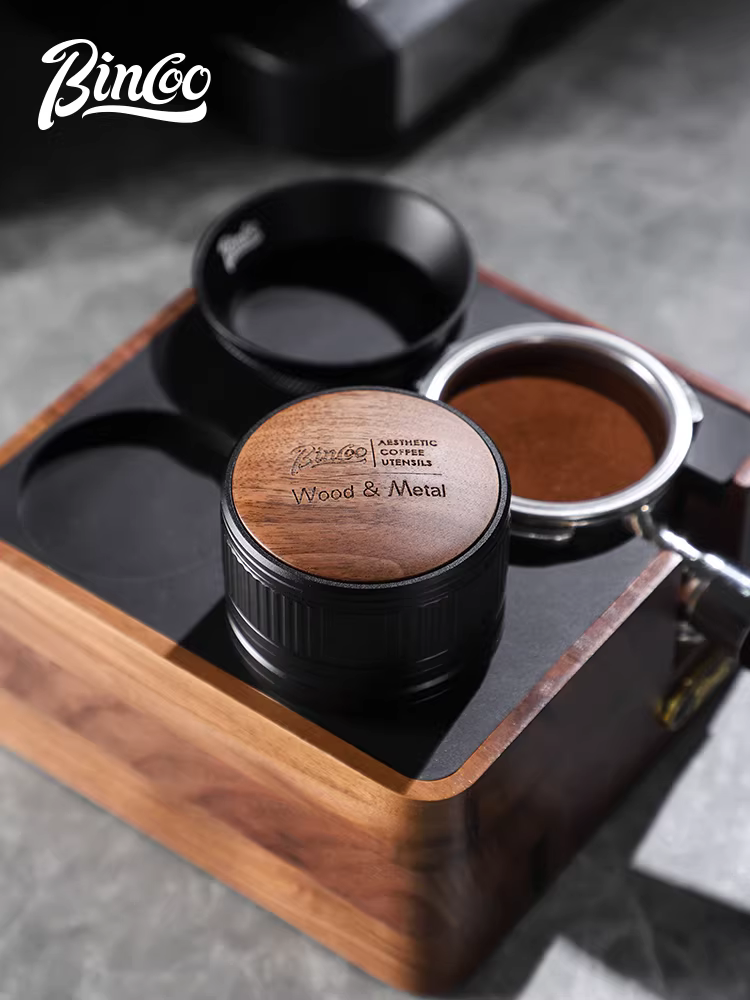 Dụng cụ nén cà phê Ý Bincoo, có thể điều chỉnh vô hạn, phụ kiện máy pha cà phê gia đình, phổ biến cho 51/58mm