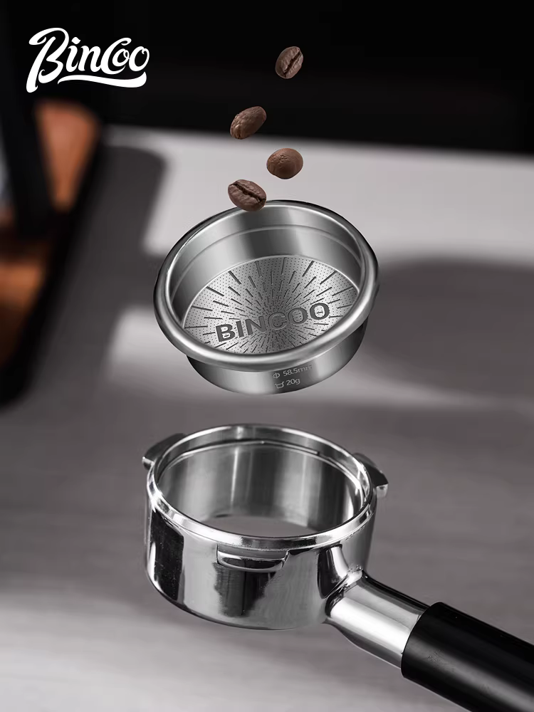 Bincoo Unbounded Series - Bát đựng bột cà phê chính xác kiểu Ý 51/58mm, phụ kiện tay cầm máy pha cà phê chiết xuất nhanh