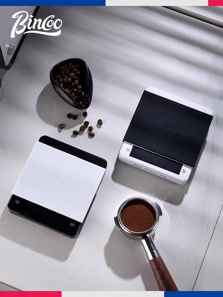 Cân điện tử cà phê đa chức năng Bincoo chịu nhiệt độ cao, chống thấm nước, chống trượt, thảm silicon hình vuông, chống sốc, chống va đập, chống mài mòn