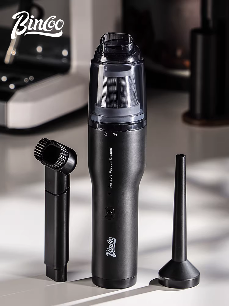 Máy hút bụi bột cà phê Bincoo nhỏ, không dây, sạc không dây, máy hút bụi quán cà phê, thiết bị hút bụi bột