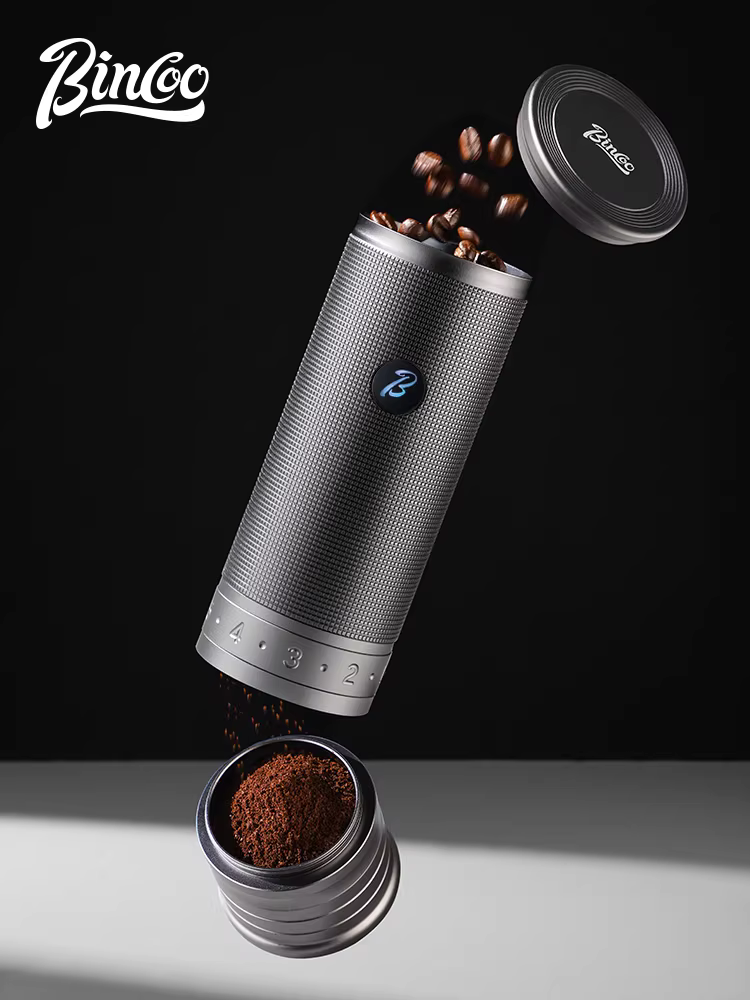 Máy xay cà phê điện Bincoo, máy xay cà phê hạt cầm tay, máy xay cà phê espresso nhỏ gọn dùng trong gia đình