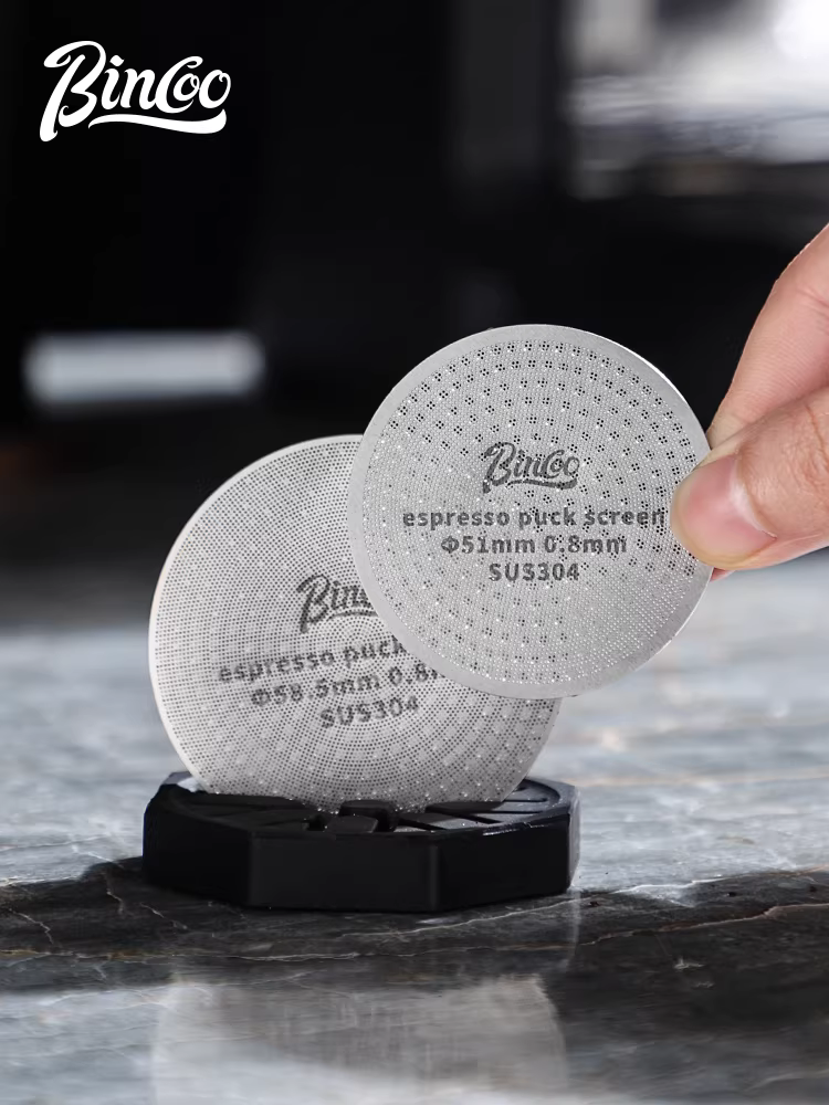 Máy pha cà phê Bincoo, hệ thống phân phối nước thứ cấp bằng thép không gỉ, máy pha cà phê espresso, tay cầm 51mm, bộ lọc chiết xuất đa năng