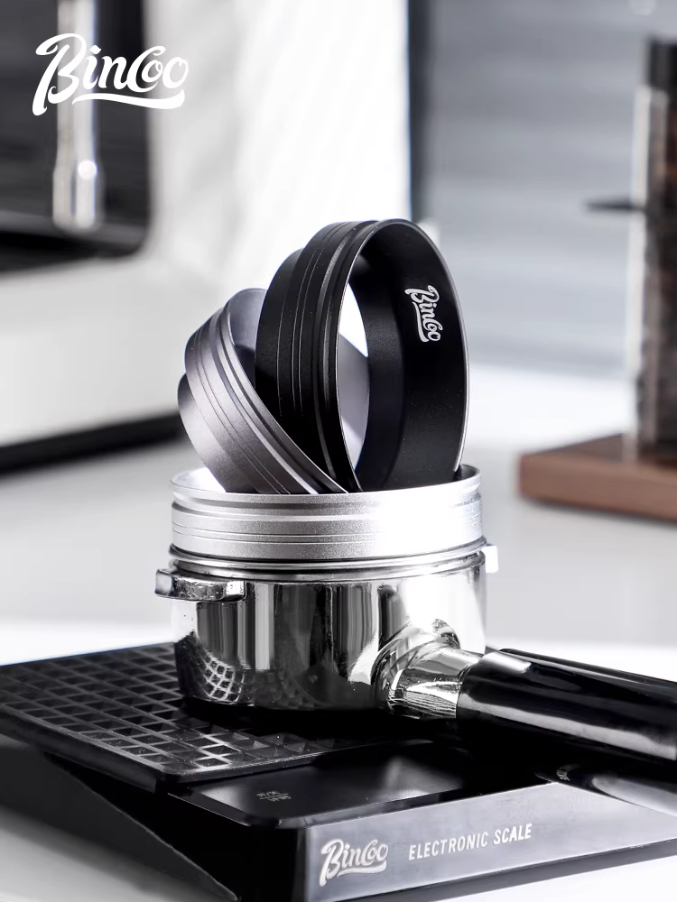 Vòng định lượng cà phê từ tính Bincoo, vòng chống bắn nước cho tay cầm máy pha cà phê, 6 nam châm, 51/58mm, dụng cụ định lượng, vòng phân phối