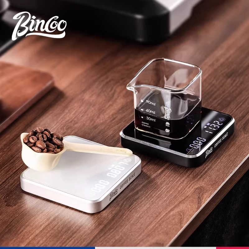 Cân cà phê thông minh Bincoo, cân điện tử chuyên nghiệp, cân hạt cà phê pha thủ công kiểu Ý, cân chính xác, thiết bị pha cà phê nhỏ gọn