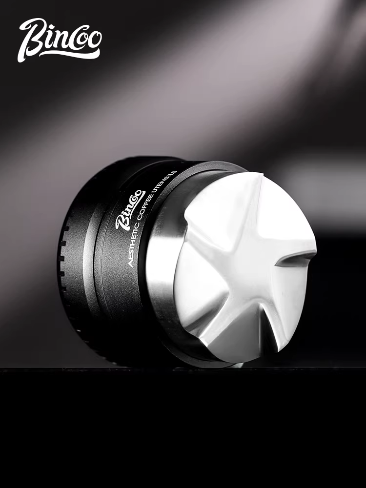 Dụng cụ phân phối bột cà phê tự trọng lực Bincoo 58mm, điều chỉnh độ cao, không cần chỉnh độ cao, kèm dụng cụ nén cà phê
