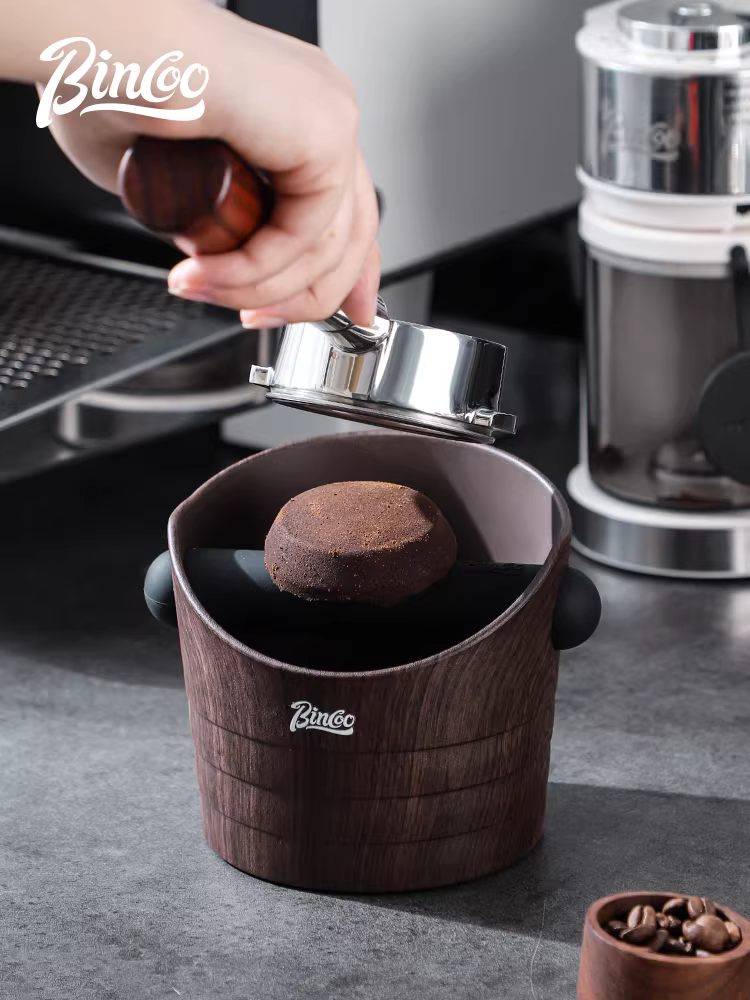 Thùng đựng bã cà phê Bincoo, hộp đựng bã cà phê quầy bar, hộp đựng bã cà phê espresso, thùng đựng rác cà phê, dụng cụ chứa rác tại nhà