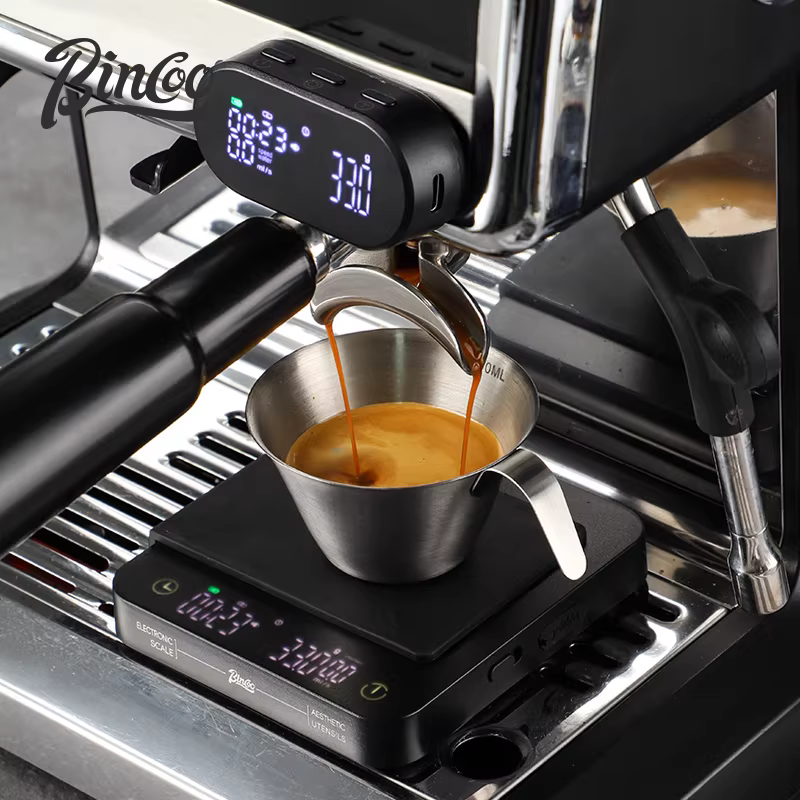Cân điện tử pha cà phê Ý Bincoo, cân pha cà phê thủ công, cân thông minh gia đình, hẹn giờ sạc lại, cân tỷ lệ nước và cà phê