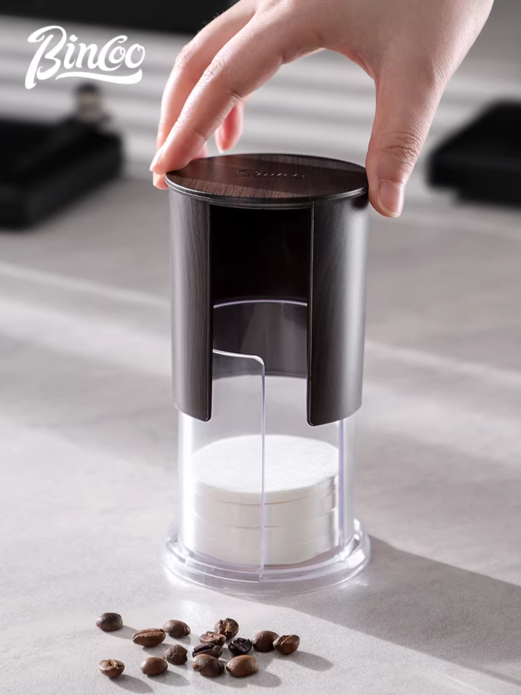 Hộp đựng giấy lọc cà phê Ý Bincoo, hộp giấy lọc chống bụi, hộp đựng tay cầm máy pha cà phê, hộp đựng bột tròn, giấy lọc đa năng
