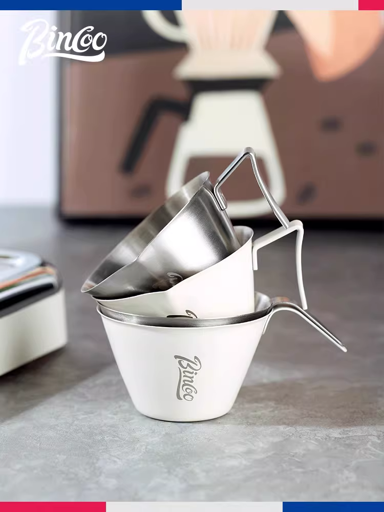 Cốc đo cà phê Bincoo bằng thép không gỉ, cốc ounce, cốc chiết xuất cà phê có vạch chia, cốc shot
