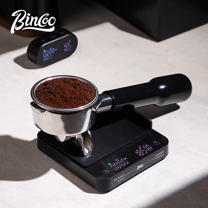 Cân điện tử pha cà phê Ý Bincoo, cân pha cà phê thủ công, cân thông minh gia đình, hẹn giờ sạc lại, cân tỷ lệ nước và cà phê