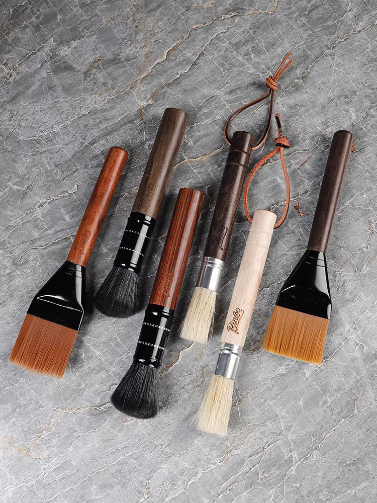 Bàn chải vệ sinh máy xay cà phê Ý Bincoo, bàn chải vệ sinh mặt bàn, bàn chải mềm, bàn chải vệ sinh bột cà phê