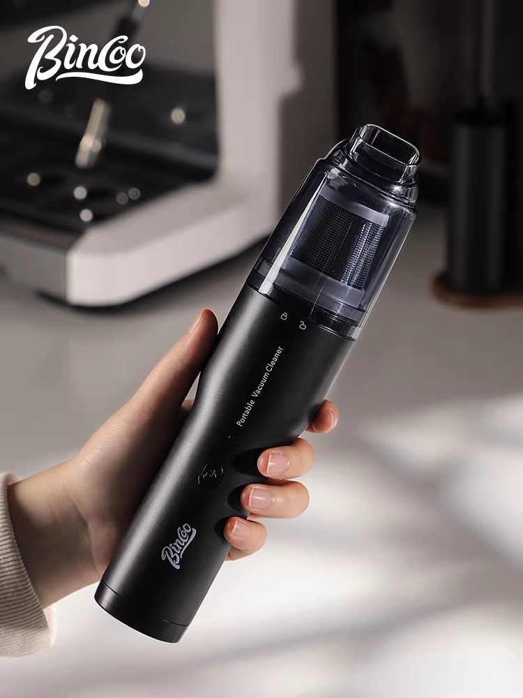 Máy hút bụi bột cà phê Bincoo nhỏ, không dây, sạc không dây, máy hút bụi quán cà phê, thiết bị hút bụi bột
