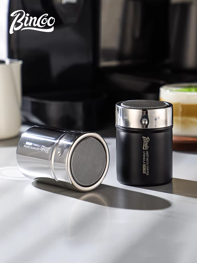 Dụng cụ tạo hình cà phê Ý Bincoo bằng thép không gỉ 304, dụng cụ làm latte art, khuôn tạo hình bột ca cao, matcha, đường trắng
