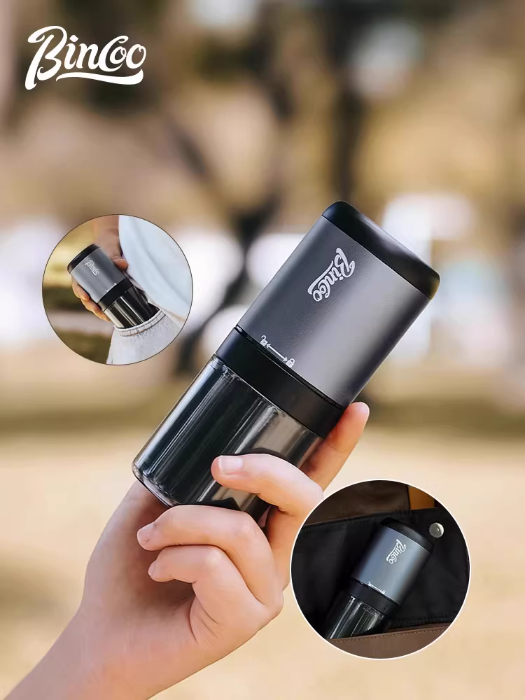 Máy xay cà phê điện Bincoo, máy xay cà phê cầm tay, máy pha cà phê nhỏ gọn cho gia đình và văn phòng