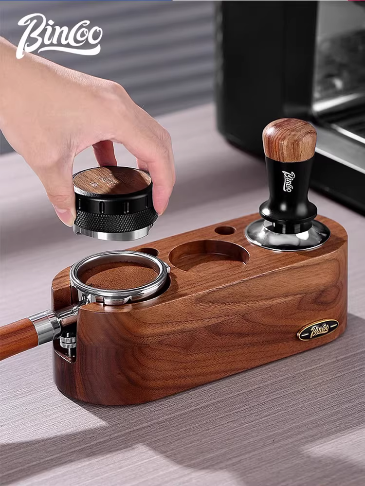 Bộ dụng cụ đầm cà phê Bincoo, bộ phân phối cà phê ba món, dụng cụ pha cà phê 51/53/58mm