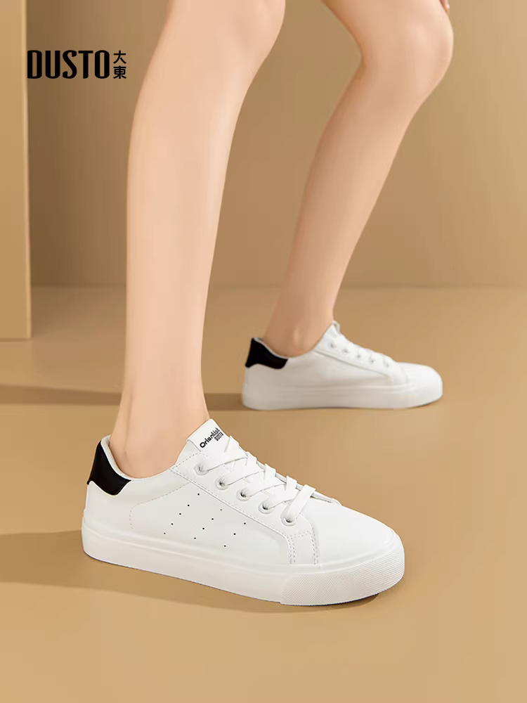 Giày thể thao Dadong mẫu mới 2025, giày thể thao mùa thu đông 2025, giày thể thao nữ màu trắng đa năng, kiểu dáng hot dành cho học sinh