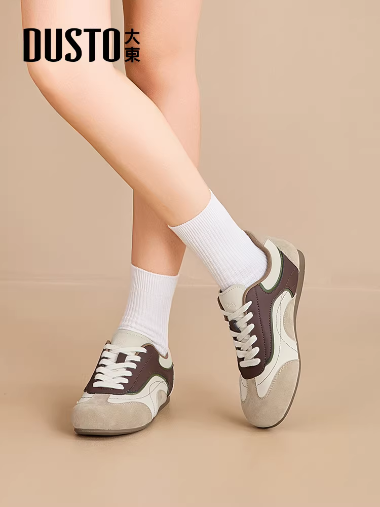 Giày thể thao retro Dadong dành cho nữ, giày thể thao thời trang thu đông mới năm 2025, giày thể thao thông thường.