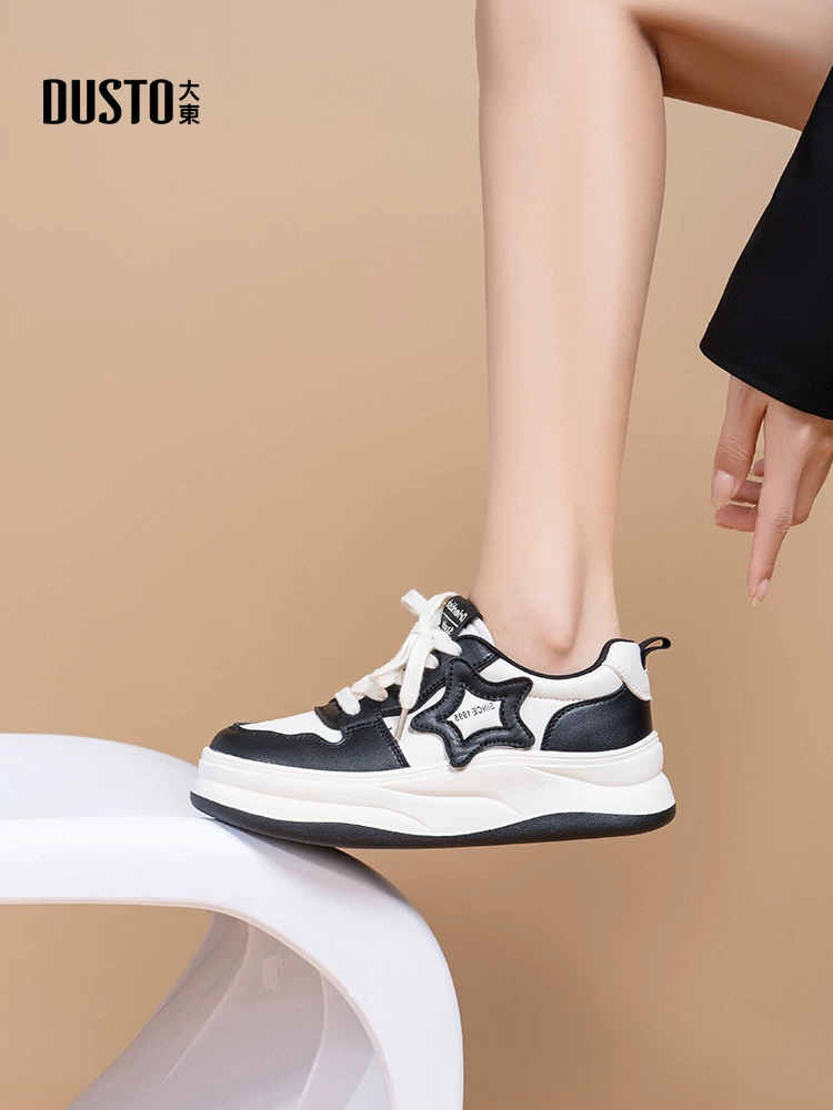 Giày thể thao nữ đế dày 2025 mẫu mới thu đông, giày đa năng, giày trắng bán chạy nhất năm nay dành cho nữ