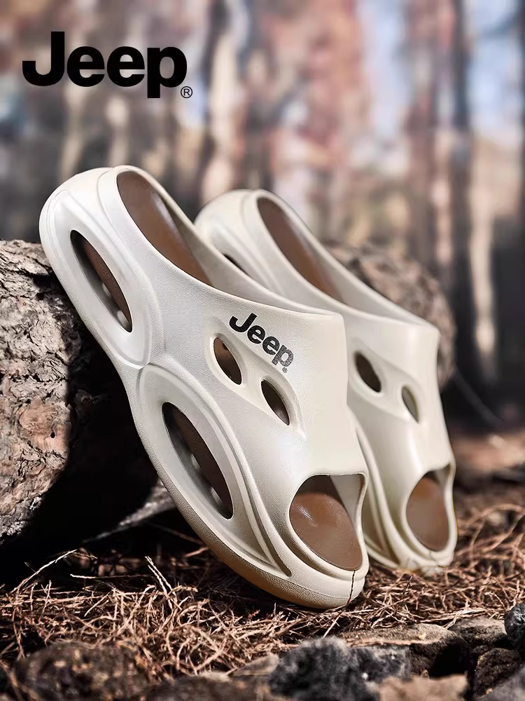 Dép nam JEEP 2025 mới mùa hè đế dày chống trơn trượt chống mùi mang ngoài trời thoải mái dép đi êm bền thời trang thương hiệu