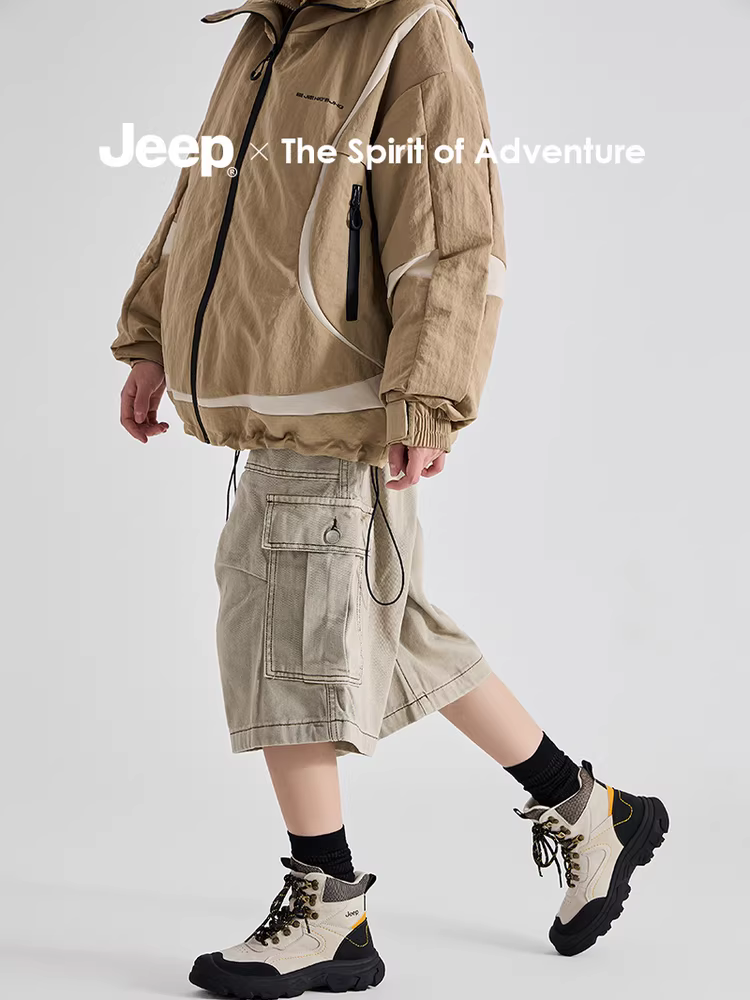 Giày bốt Martin Jeep nữ 2025 mới thu đông kiểu retro đế dày đi bộ đường dài kiểu Anh