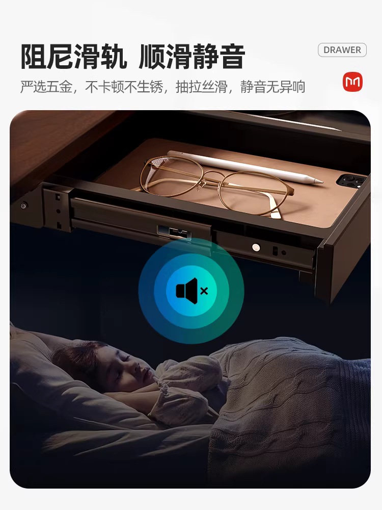 Ngăn kéo gắn bàn máy tính ngăn bàn nâng hạ thông minh SJZCT11 ngang 53cm mặt nhôm