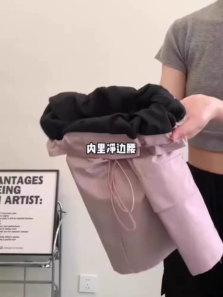 Váy ngắn màu hồng phong cách Dopamine dành cho nữ, váy cỡ lớn mùa hè, cỡ lớn, váy công sở chữ A eo cao kiểu dáng thời trang.