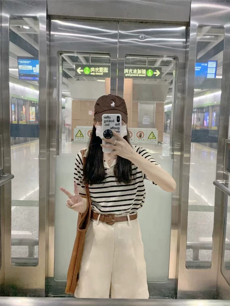 Quần short trắng thường ngày dành cho nữ, cỡ lớn mùa hè, lưng cao, dáng rộng, tôn dáng, quần thường ngày dành cho phụ nữ nhỏ nhắn, quần ống rộng dài ngang đùi.