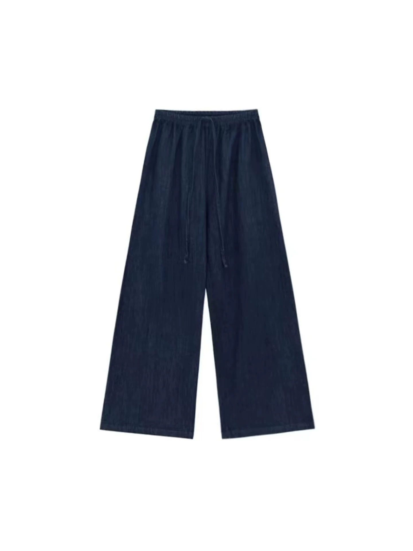 Quần Tencel nữ mùa hè 2025 chất liệu mỏng, size lớn, size plus, chất liệu cotton linen, quần ống rộng, cạp cao, dáng rộng, tôn dáng, quần ống thẳng