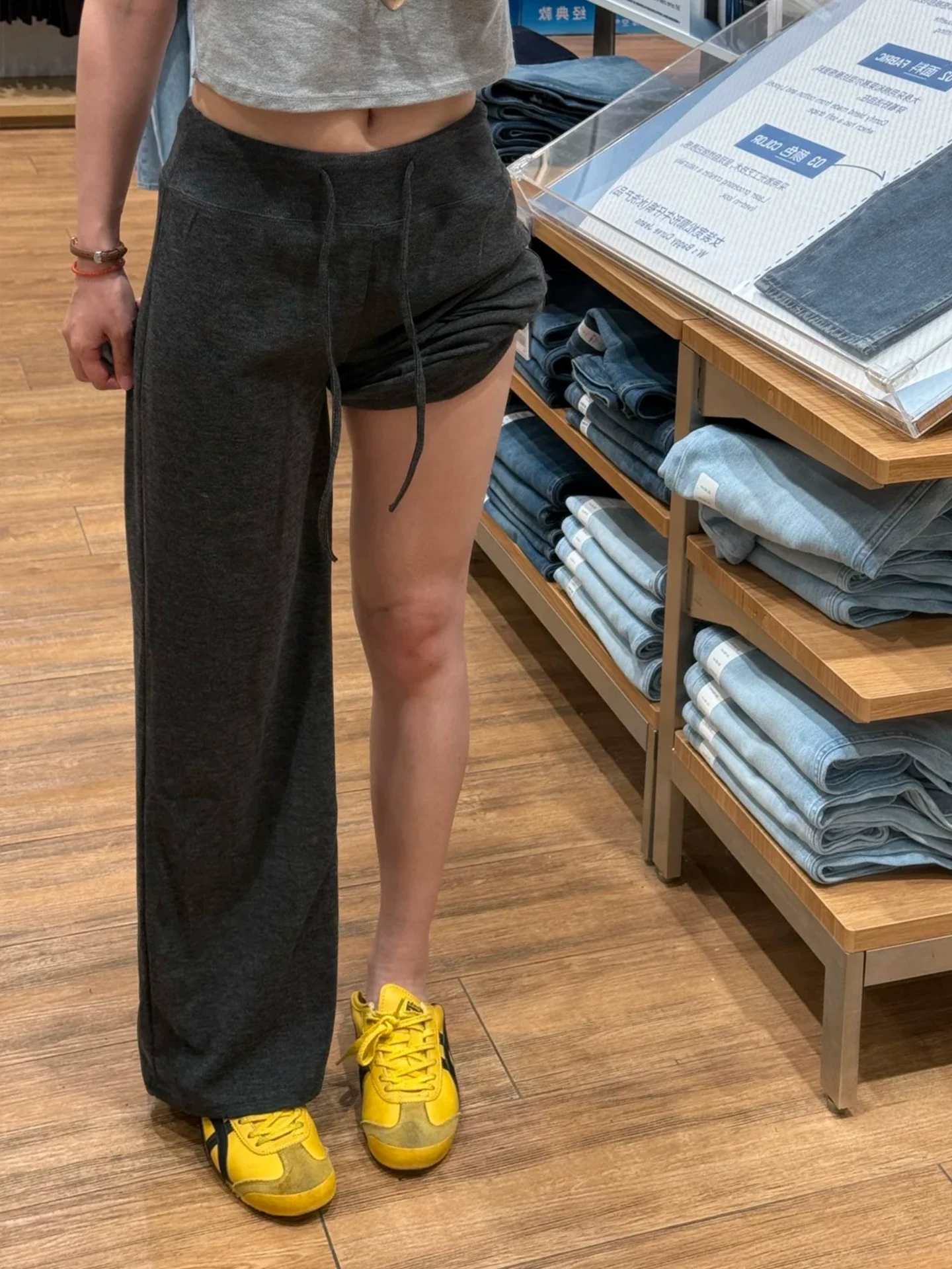 Quần âu ống đứng dày lót lông cừu dành cho nữ, cỡ lớn mùa đông, lưng cao, dáng suôn, tôn dáng, dáng quả lê, quần ống rộng mềm mại.