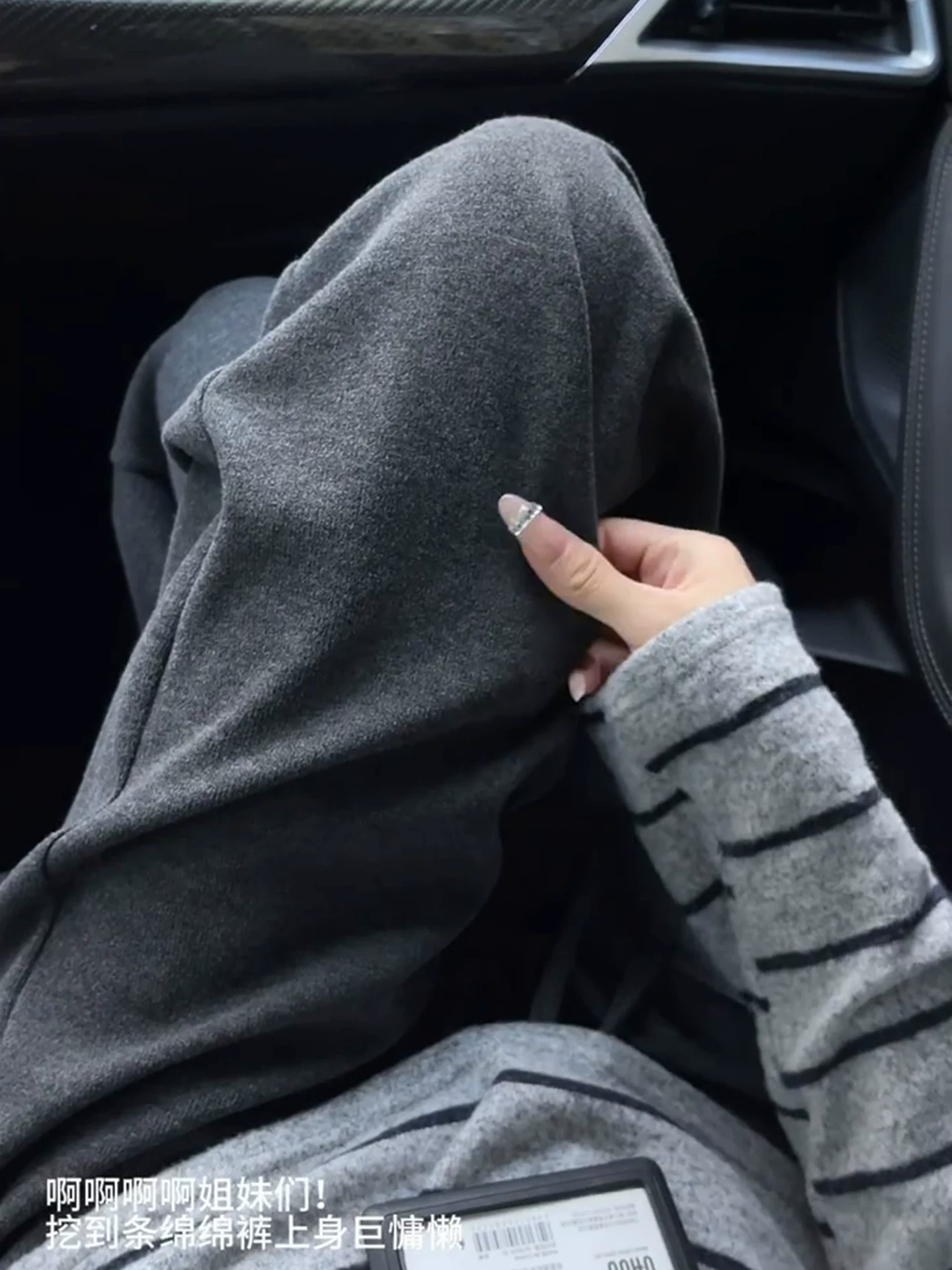 Quần ống rộng màu xám đậm dành cho nữ, mùa thu, cỡ lớn, lưng cao, dáng rộng, xếp nếp, giảm béo, dáng quả lê, quần thường ngày