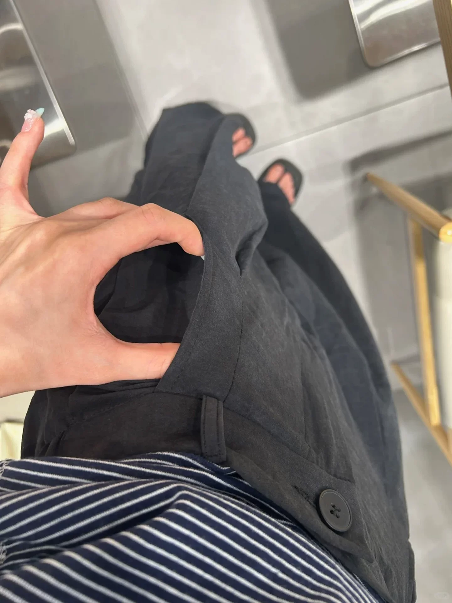 Quần nữ cỡ lớn mùa hè, cạp cao, dáng rộng, mềm mại, tôn dáng, quần ống rộng thường ngày, quần ống thẳng cho người có thân hình hình quả lê