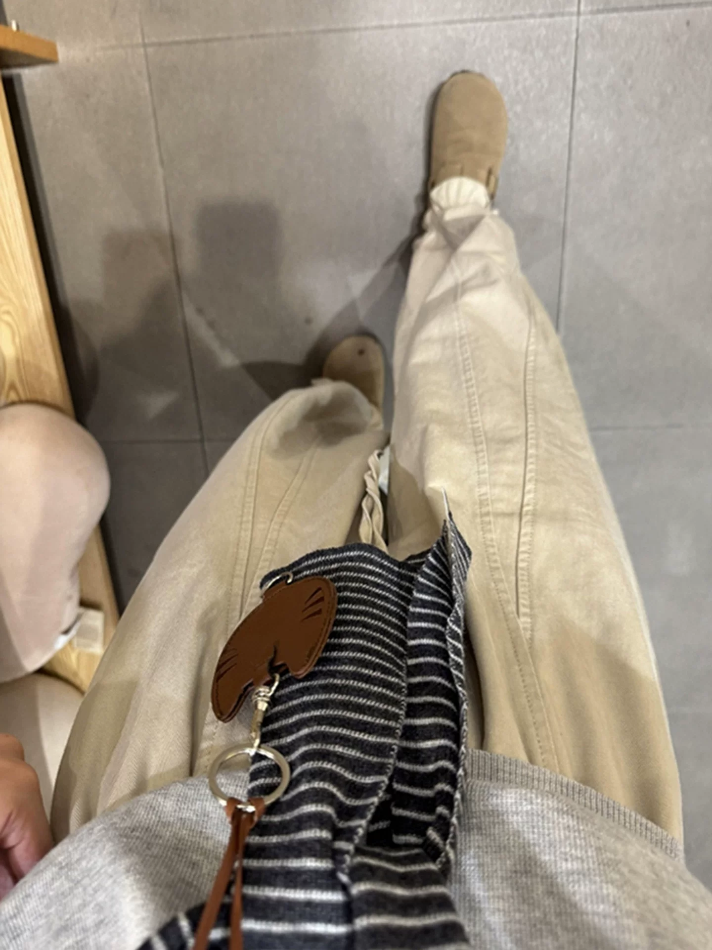 Quần crop hoa màu kaki cho nữ, mùa thu, cỡ lớn, lưng cao, giảm béo, dáng quả lê, quần đèn lồng kiểu dáng đơn giản