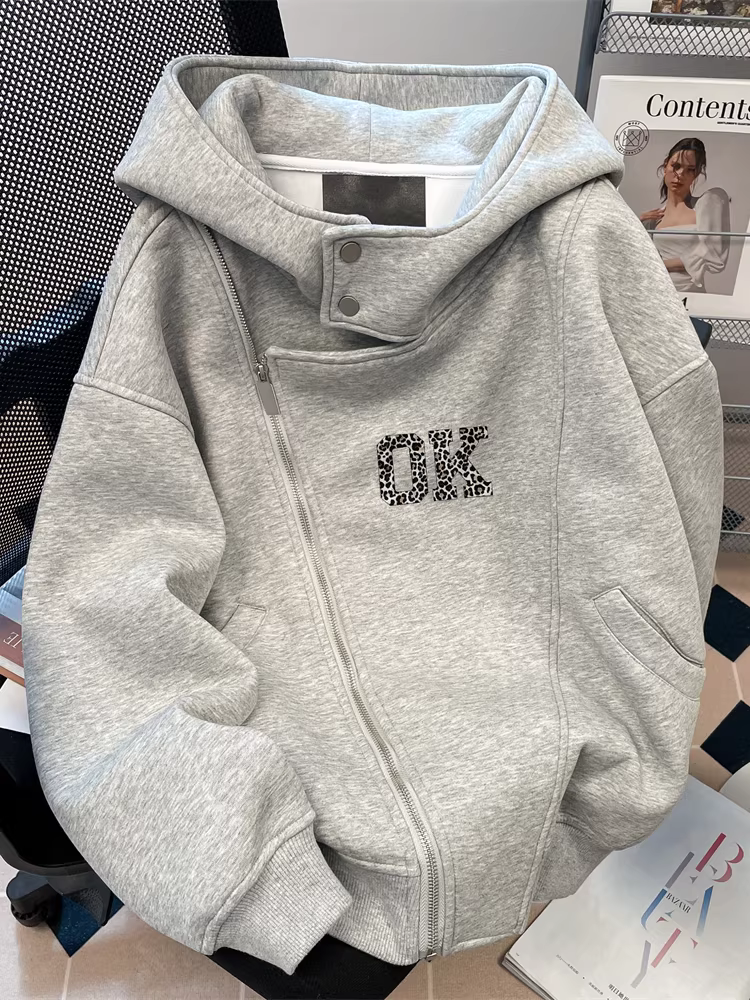 Áo khoác cardigan in họa tiết da báo thời thượng dành cho nữ, trang phục cặp đôi mùa đông sớm, kiểu dáng gọn gàng, năng động, đa năng