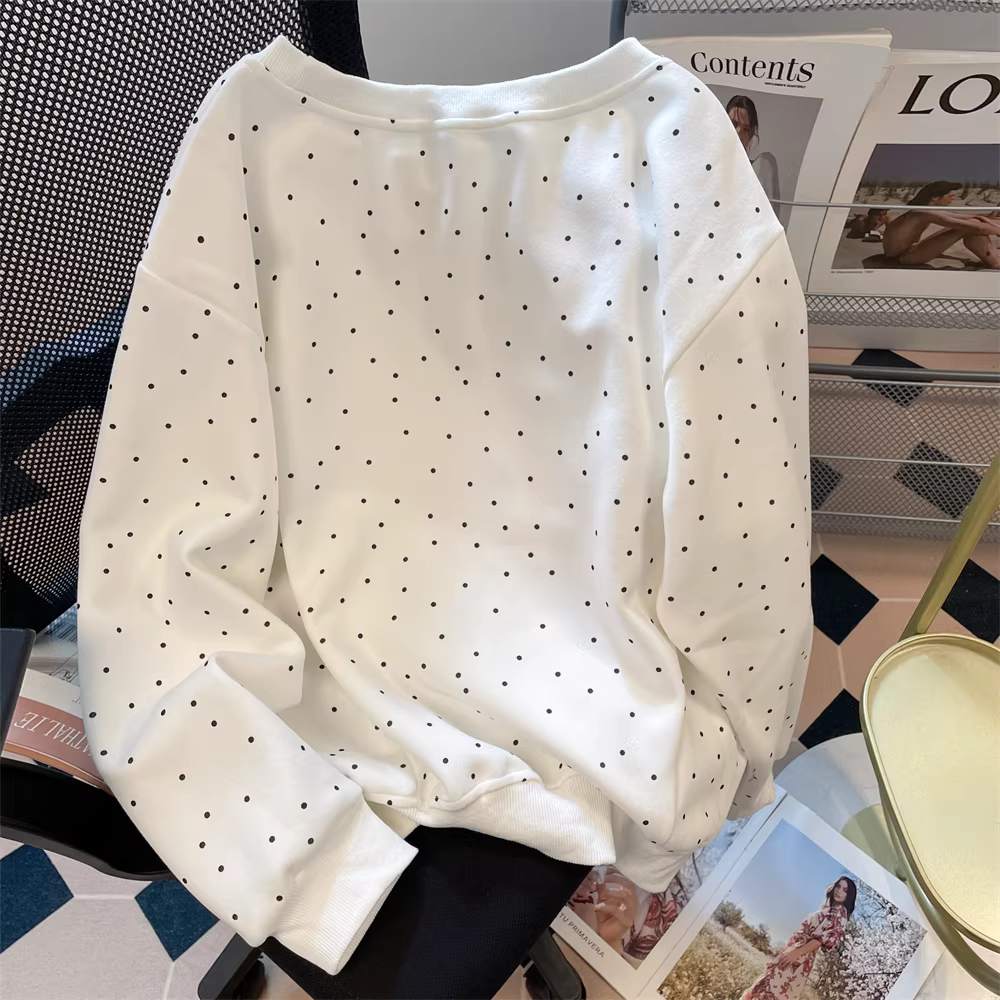 Áo len dài tay lệch vai kiểu Mỹ dành cho nữ, mùa xuân và mùa thu, thiết kế cao cấp, áo trễ vai độc đáo giúp thon gọn vóc dáng.