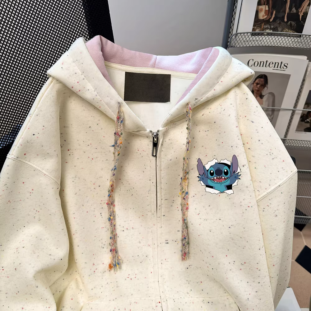 Áo khoác cardigan len thêu dễ thương phong cách Hàn Quốc mùa thu sớm 2025 dành cho nữ, độc đáo và siêu dễ thương.