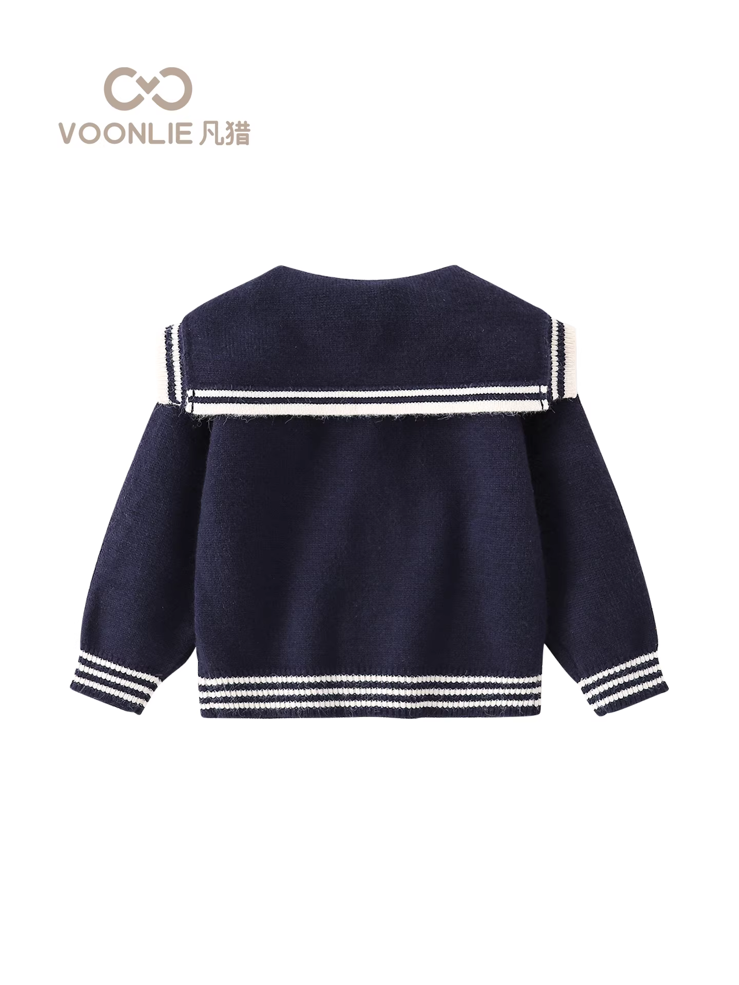 Áo cardigan len dệt kim cho bé gái mùa thu 2025 kiểu dáng mới thời trang áo khoác len trẻ em phong cách preppy áo mùa xuân thu