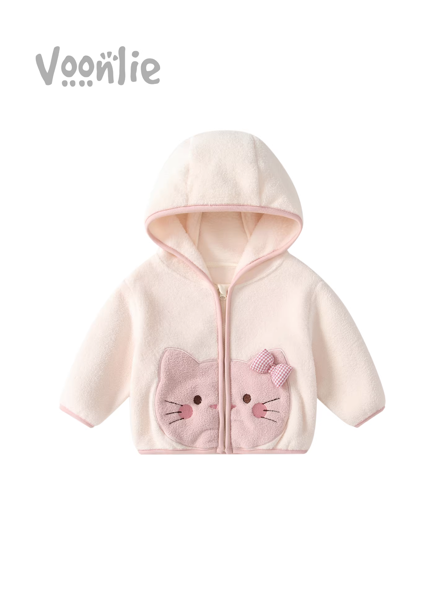 Áo khoác ngoài mùa đông cho bé gái 2025 kiểu mới thời trang quần áo trẻ em bé gái chất liệu nhung mây đa năng áo có mũ mùa thu đông