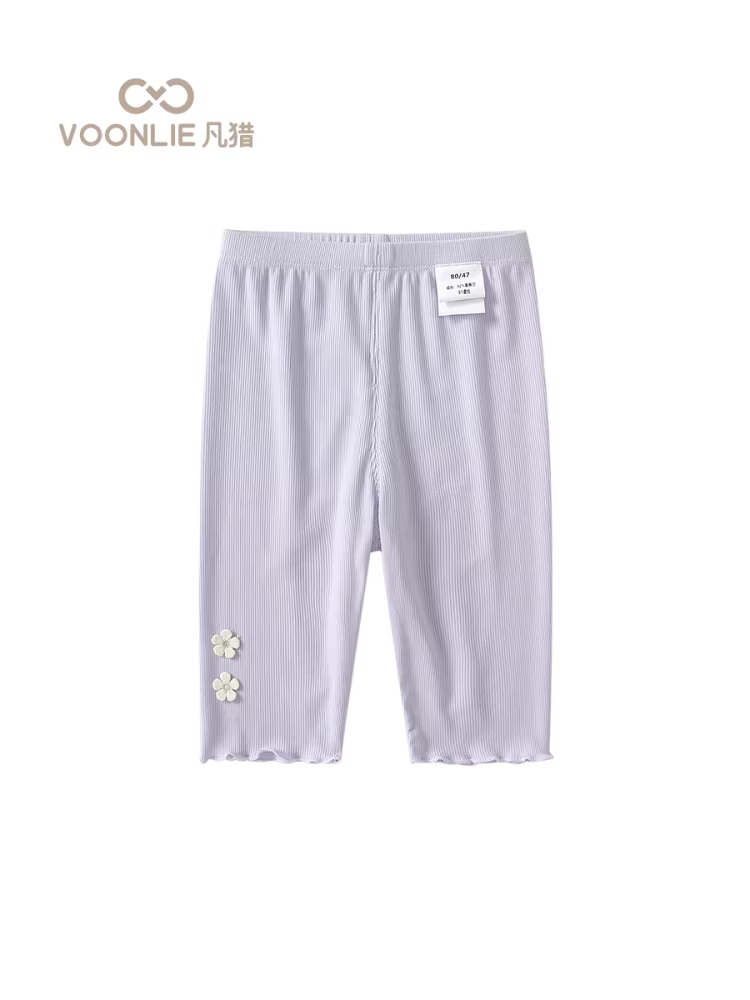 Quần bé gái hè 2025 kiểu mới thời trang quần bé mặc thường ngày quần legging mỏng quần lửng mùa hè