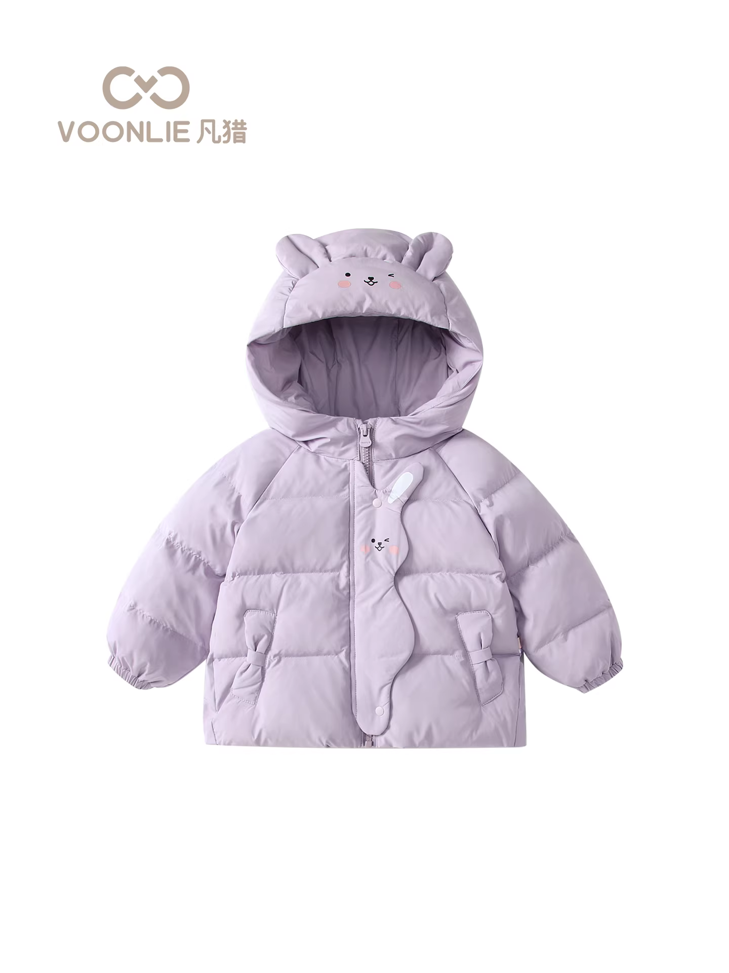 Áo khoác độn bông cho bé gái quần áo mùa đông sành điệu áo khoác cotton ấm áp cho trẻ em quần áo dày có mũ trùm đầu cho bé mùa đông