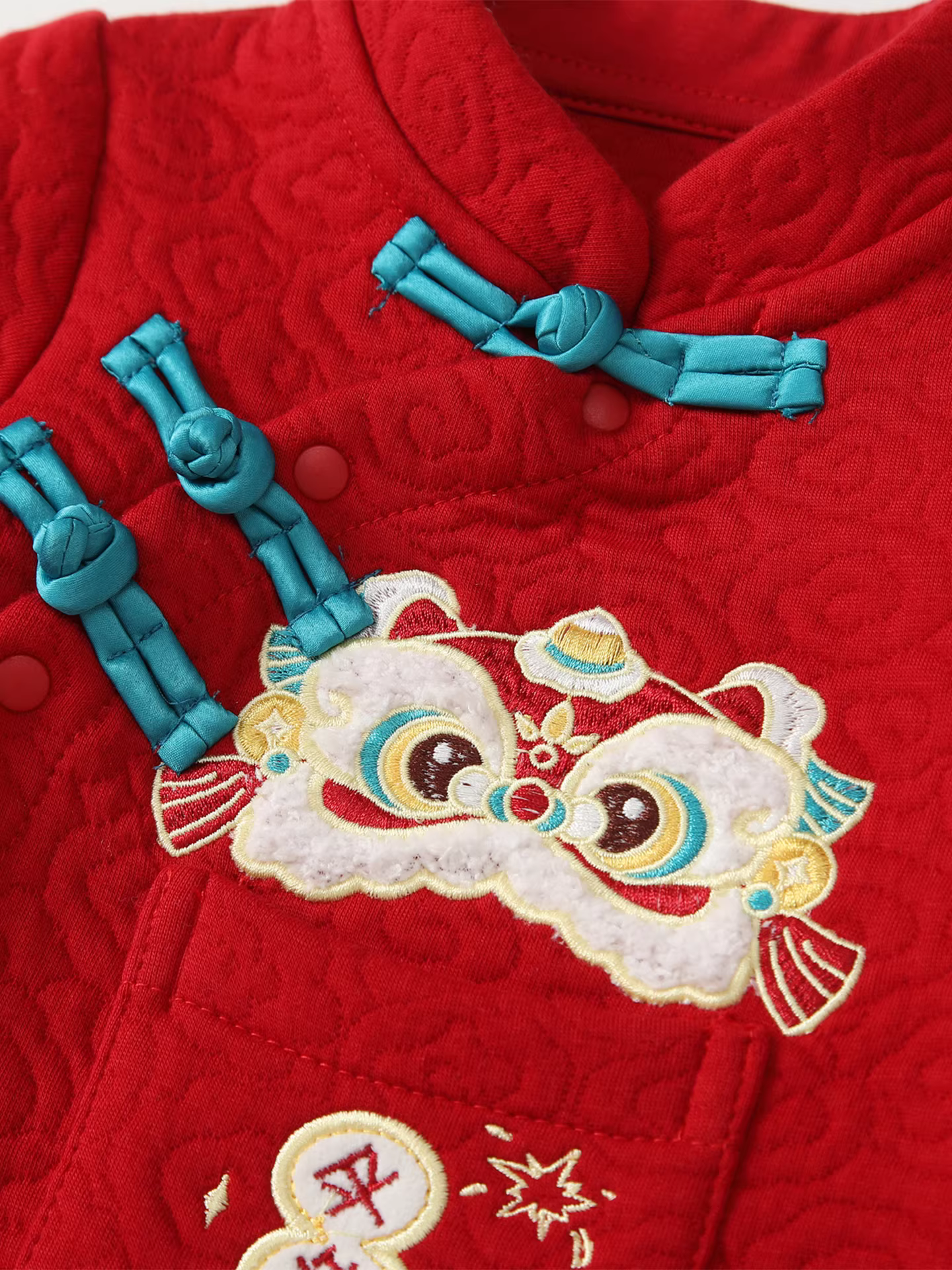 Quần áo trẻ em Fanhai trang phục mùa thu bé trai và bé gái sơ sinh phong cách truyền thống áo liền quần đầy tháng sinh nhật váy áo liền quần mùa xuân và mùa thu