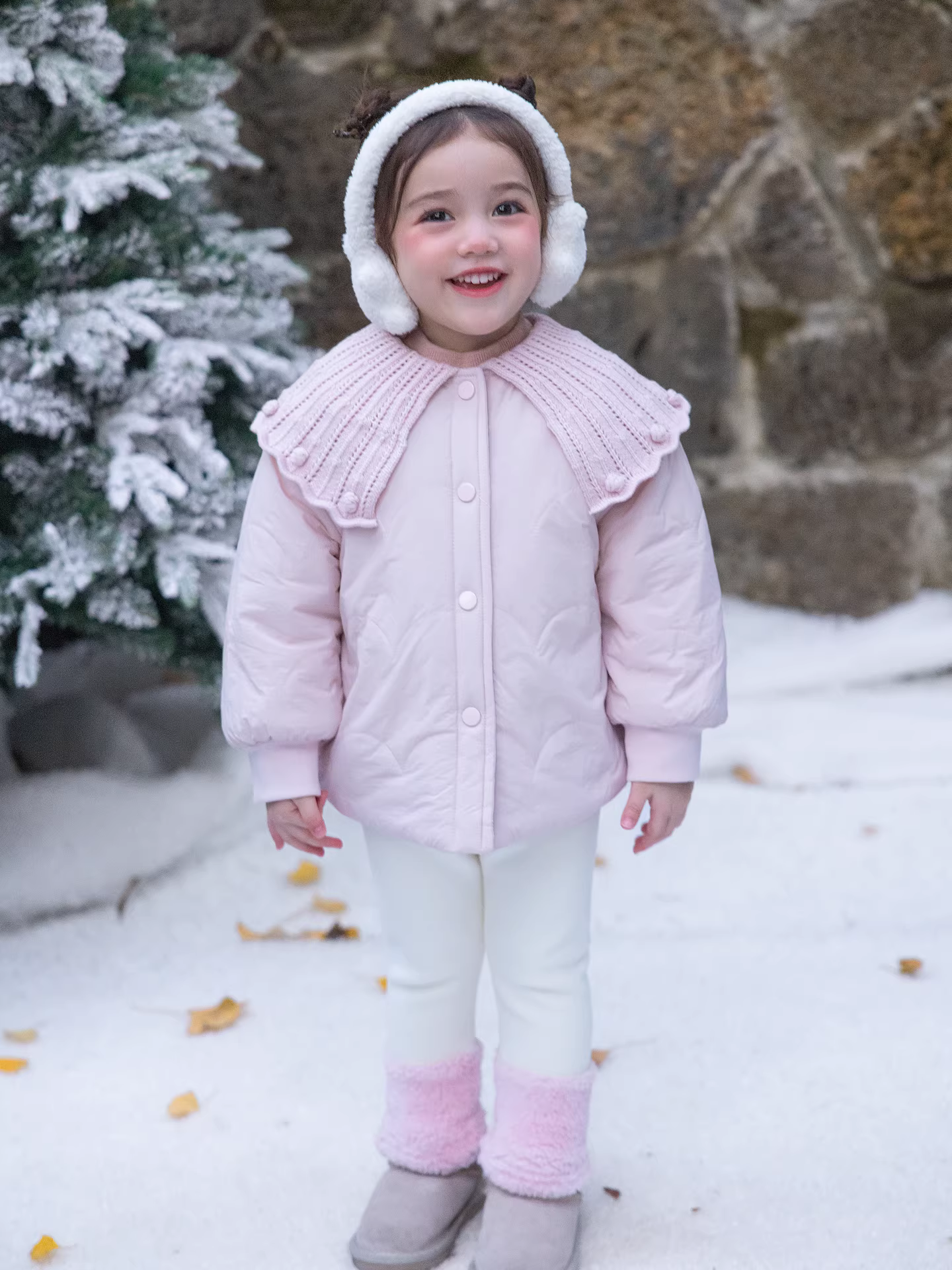 Áo khoác độn bông cho bé gái quần áo mùa đông quần áo trẻ em sành điệu áo khoác cotton đệm cho bé áo ấm ngoài trời mùa đông