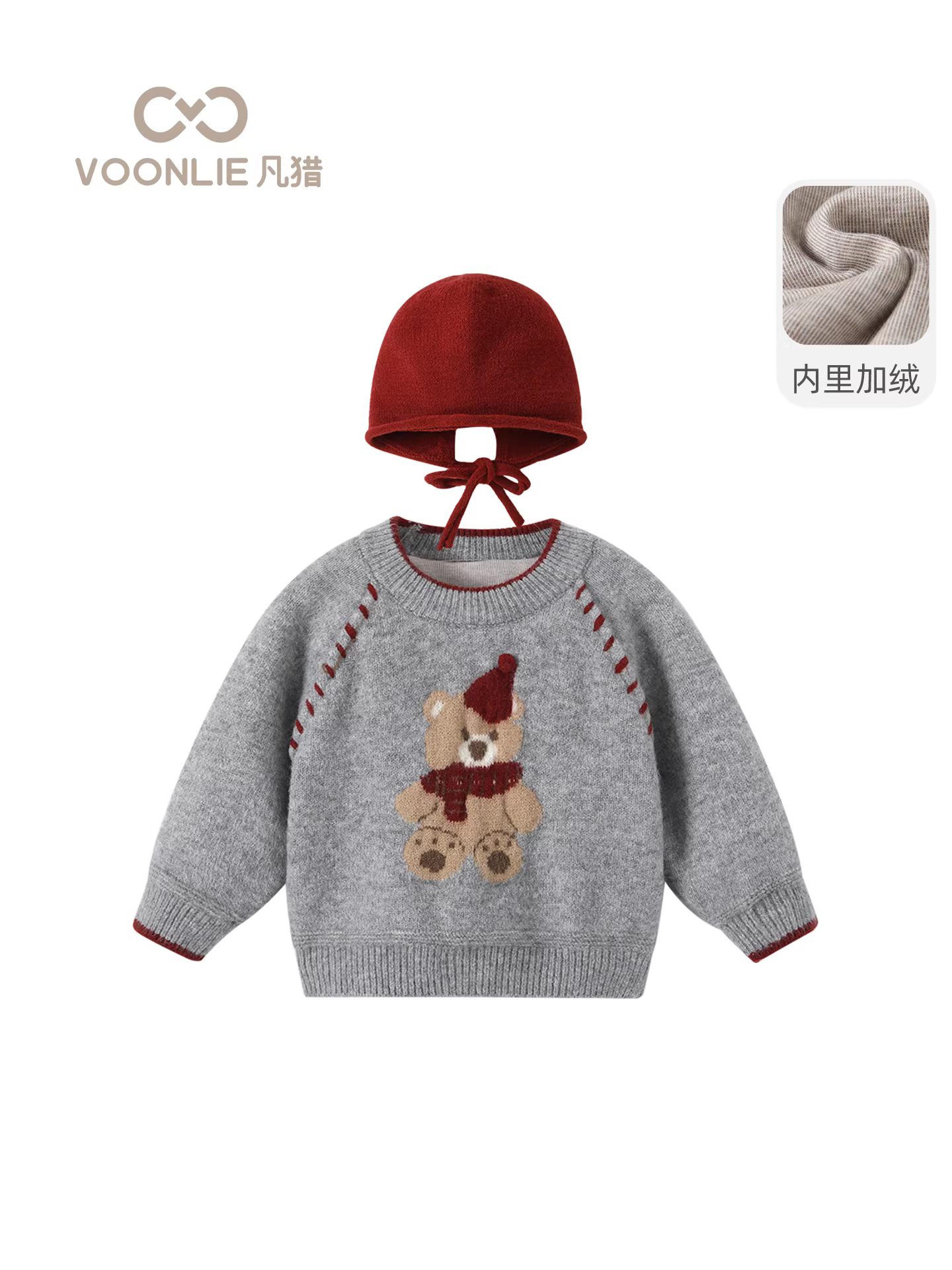 Áo len nữ mùa đông, thời trang, áo len lót lông cừu giữ ấm cho trẻ em, áo thun đa năng mặc mùa đông