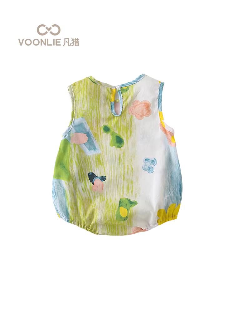 Bộ liền thân mùa hè cho bé sơ sinh, quần áo bé gái, bộ liền thân cho bé đủ tháng trăm ngày, bộ liền thân mùa hè siêu dễ thương