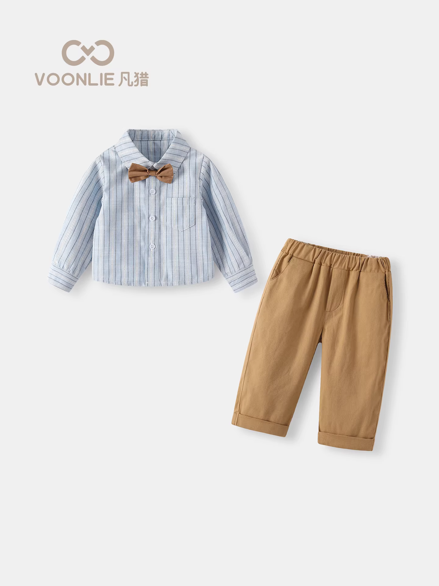 Bộ đồ bé trai, quần áo mùa thu, quần áo trẻ em sành điệu và thời trang, bộ áo sơ mi và quần hai mảnh cho bé trai đẹp trai, xu hướng xuân thu