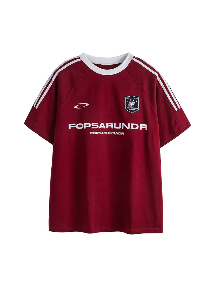 Wukong có sẵn áo thun ngắn tay in sọc cổ điển Mỹ dành cho nam và nữ, áo thể thao rộng rãi dành cho cặp đôi mùa hè.